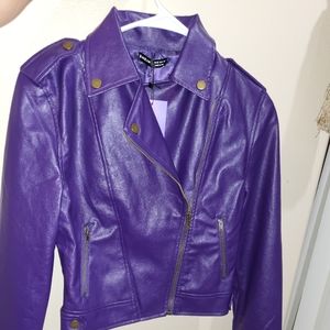 Shein purple jacket
